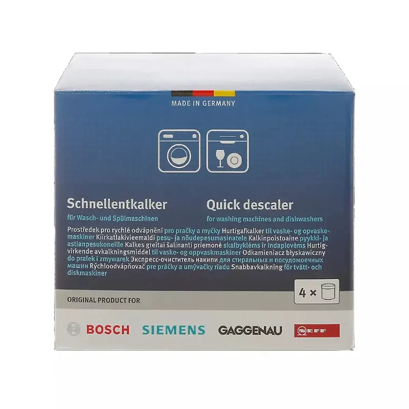 Bosch descalcificador limpiador para lavadoras y lavavajillas 4 unidades 00312351