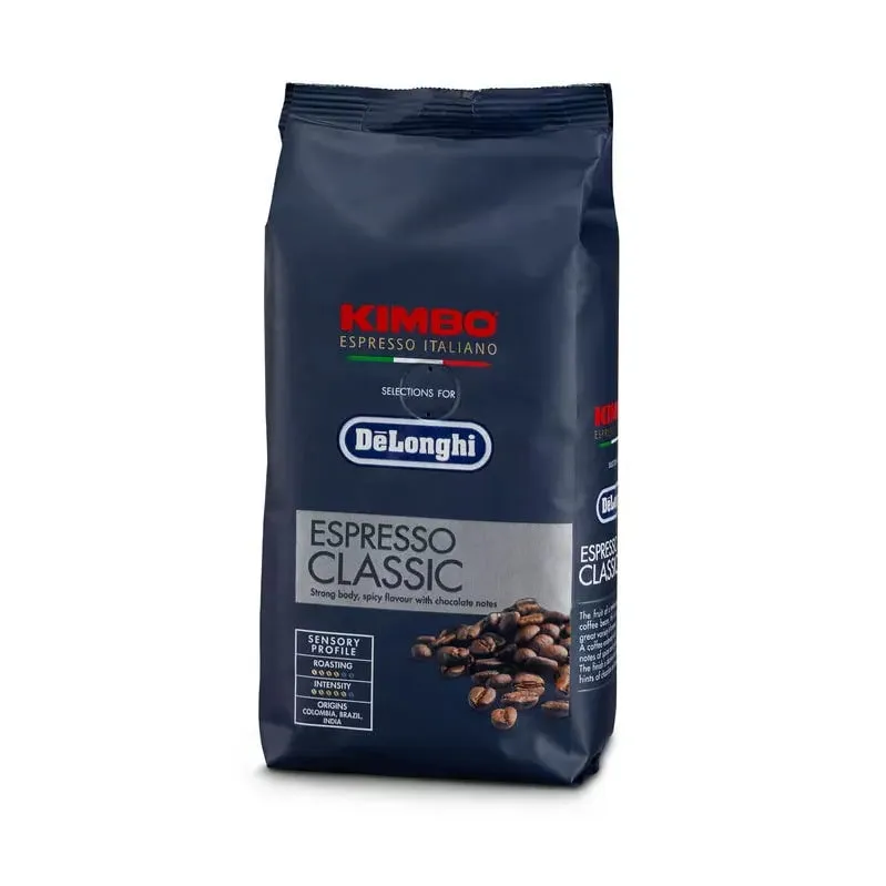 DeLonghi Café Classic Kimbo en grano 35 % Arábica 65 % Robusta 250 gr. DLSC610