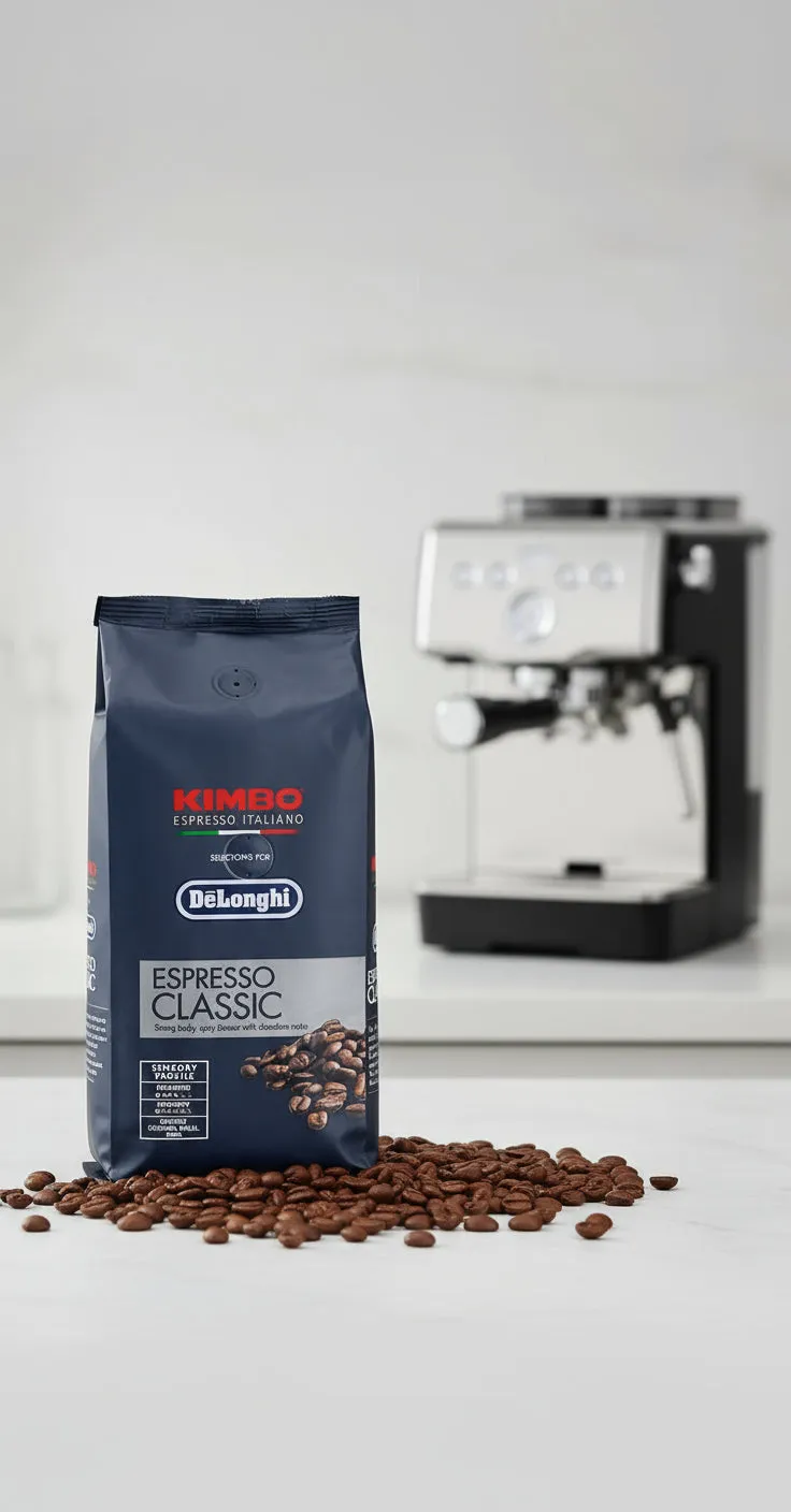 DeLonghi Café Classic Kimbo en grano 35 % Arábica 65 % Robusta 250 gr. DLSC610