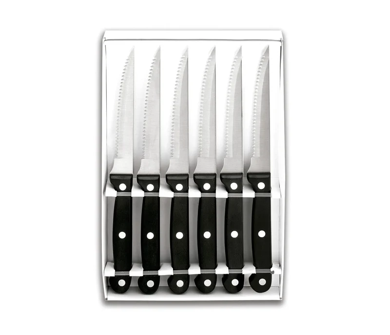 LACOR Set de 6 cuchillos chuleteros 39060