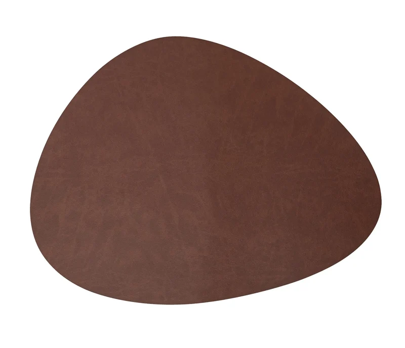 LACOR Mantel individual de cuero oval 66839