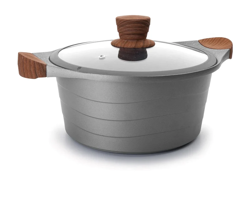 LACOR Cacerola con tapa de cristal Stilo 27320