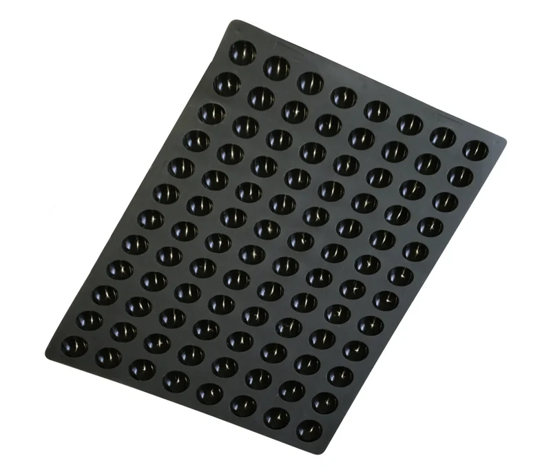 LACOR Molde semiesférica mini 96 cavidades Black 66762