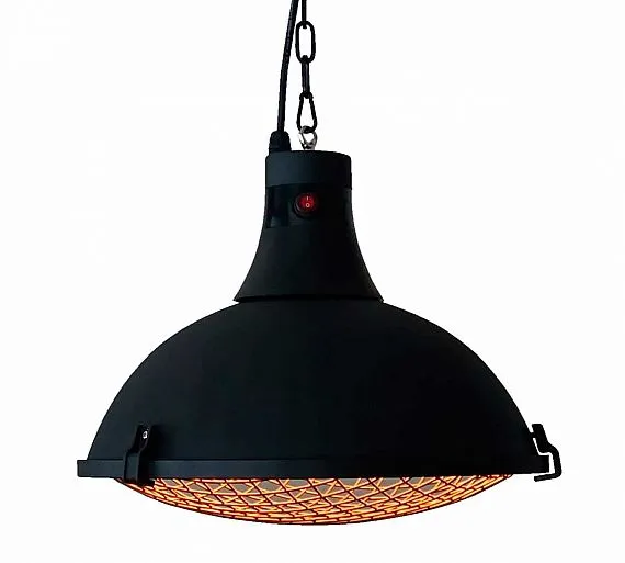 LACOR lámpara calentadora infrarroja Black 2100W - con control remoto IP44