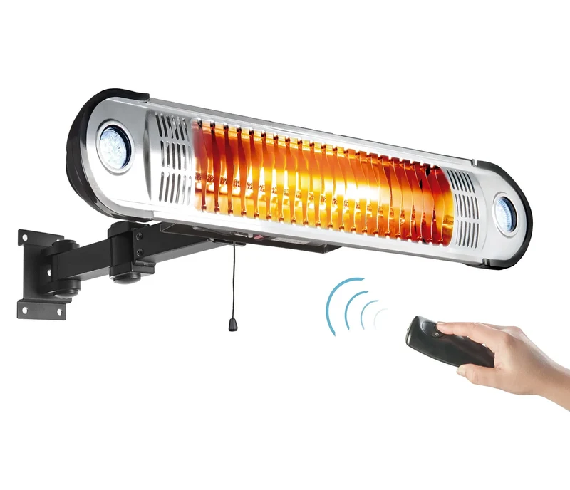 LACOR calentador de pared infrarrojo Fuori 1500W - Para terrazas IP55