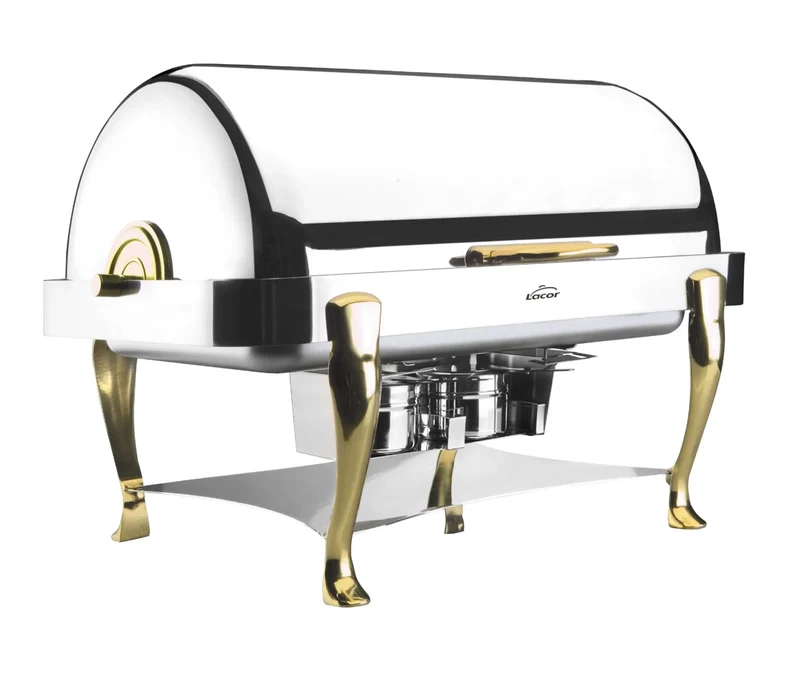 LACOR Chafing dish GN 1/1 roll top Latón 69015