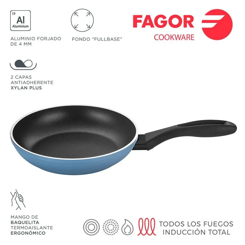 FAGOR Sarten MAXIMA Ø24 Azul