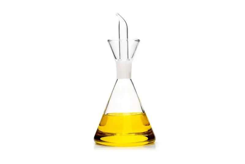 ALZA ARBEQUINA aceitera probeta cristal 500ml.