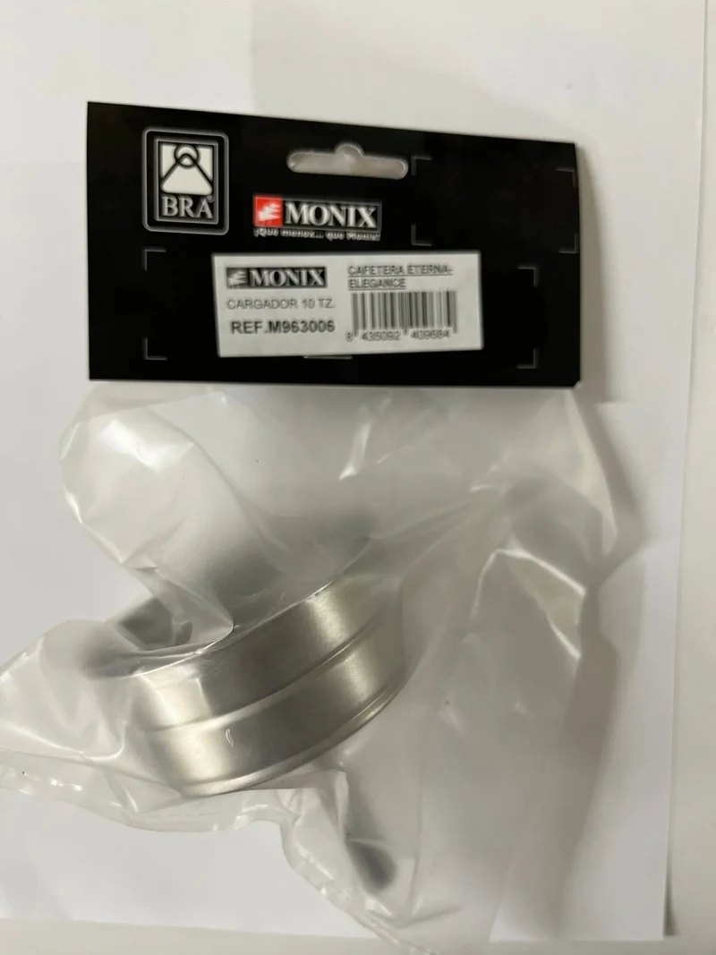 Cargador 10 Tz Inox. Cafetera Monix Eterna-Aroma Bra Elegance M963006
