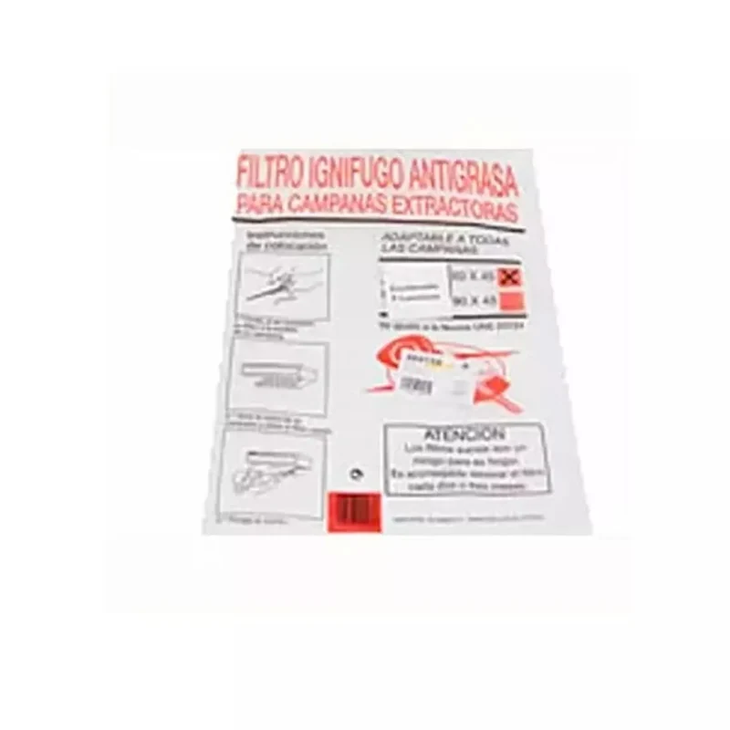 Bosch filtro papel anti grasa campana 6 unidades 00460159