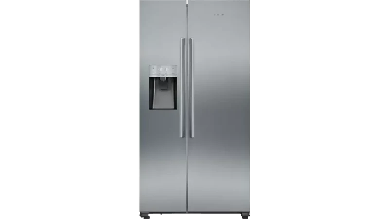 Frigorífico americano Siemens IQ500, Side By Side, Acero anti-huellas KA93DAIEP