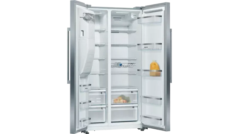 Frigorífico americano Siemens IQ500, Side By Side, Acero anti-huellas KA93DAIEP