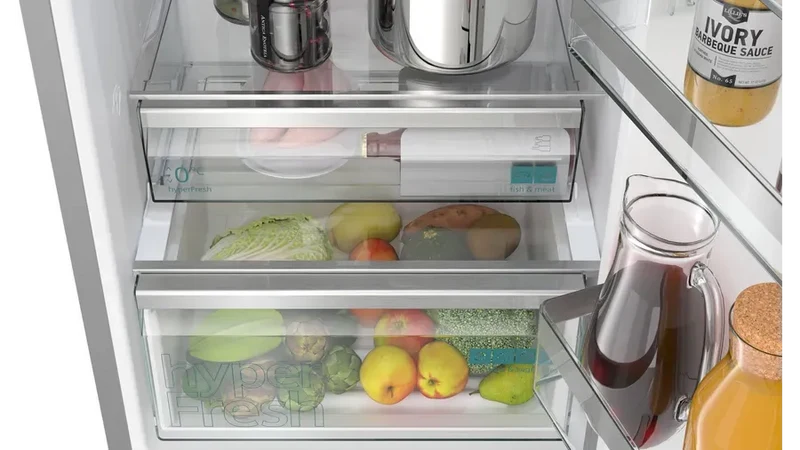 Frigorífico Siemens IQ500, Frigorífico Combinado De Libre Instalación, 203 X 60 Cm, Acero Antihuellas KG39NAICT