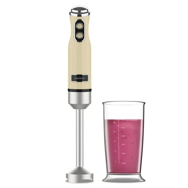 Batidora de Mano Retro 1200W: Potencia, Estilo y Eficiencia en tu Cocina de Cecotec
