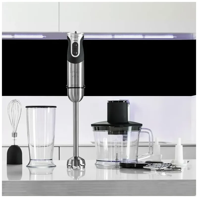 Batidora de Mano 1000W: Potencia, Versatilidad y Diseño Ergonómico para tu Cocina de Cecotec