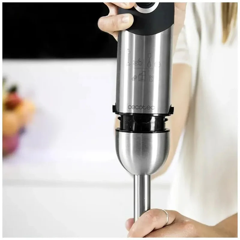 Batidora de Mano 1000W: Potencia, Versatilidad y Diseño Ergonómico para tu Cocina de Cecotec