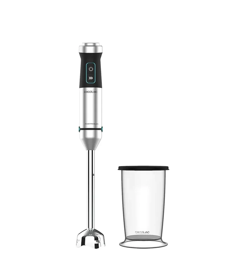 Batidora de Mano 1500W con CrossBlades y Función Turbo - Potencia y Precisión de Cecotec