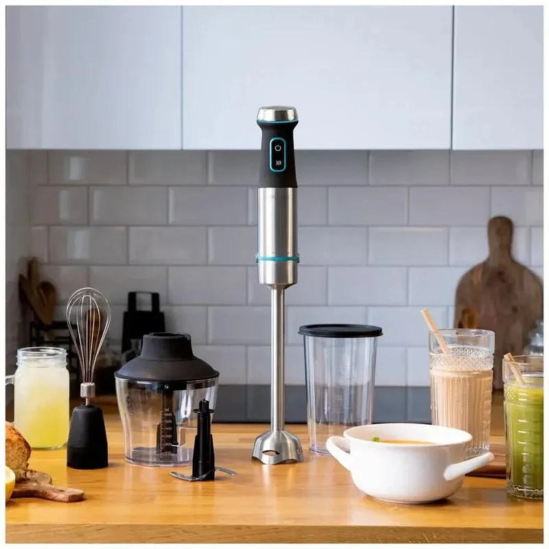 Batidora de Mano 1200W con Tecnología CrossBlades y Utensilios de Cocina Multifuncionales de Cecotec