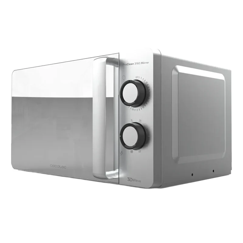 Microondas ProClean 3160 Mirror: Elegancia, Potencia y Limpieza Avanzada de Cecotec