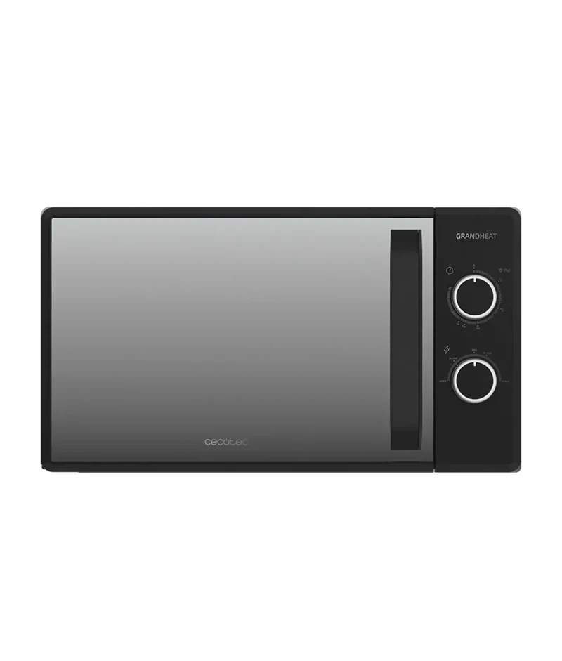Microondas 20L con 700W, Anti-Dirt, 3DWave y Puerta Espejo para Cocción Perfecta de Cecotec