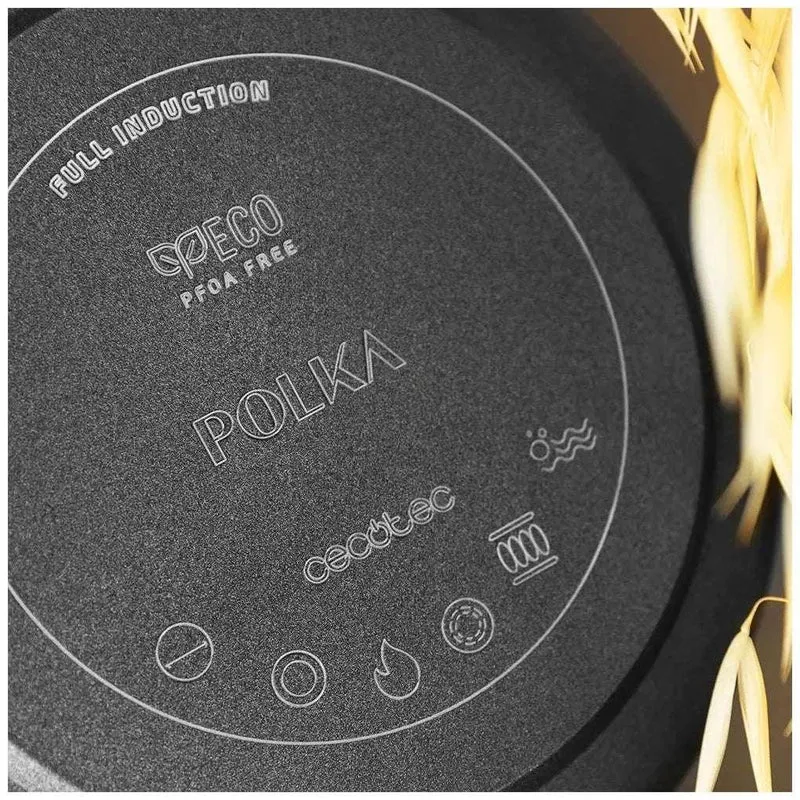 Set de Sartenes Antiadherentes Polka Excellence 20-24-28 cm para Todas las Cocinas de Cecotec