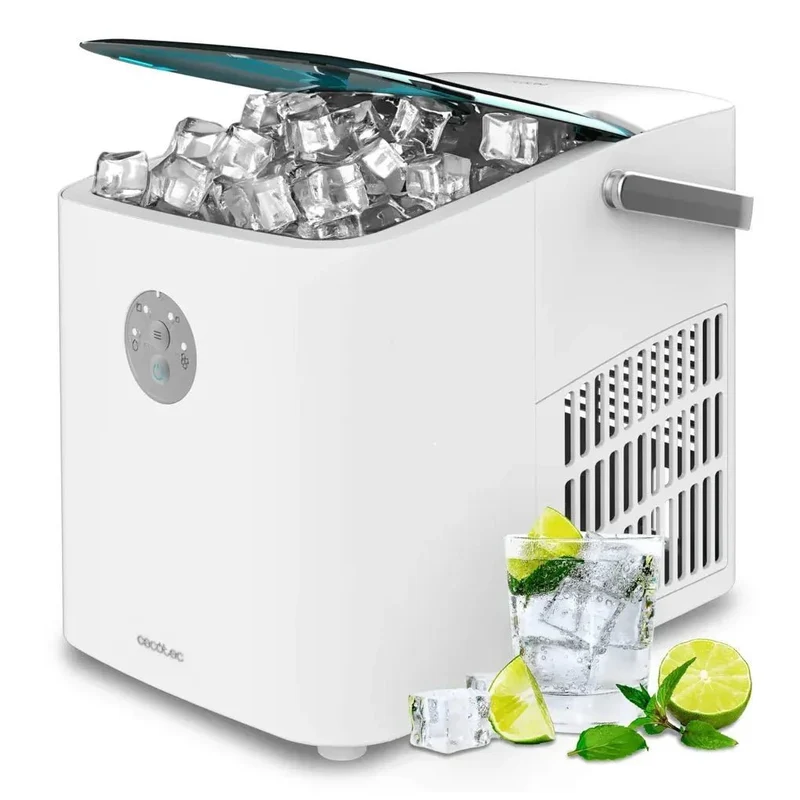 Máquina de Hielo Chillin' Ice 1200: 12 kg Diarios, Potente y Portátil de Cecotec