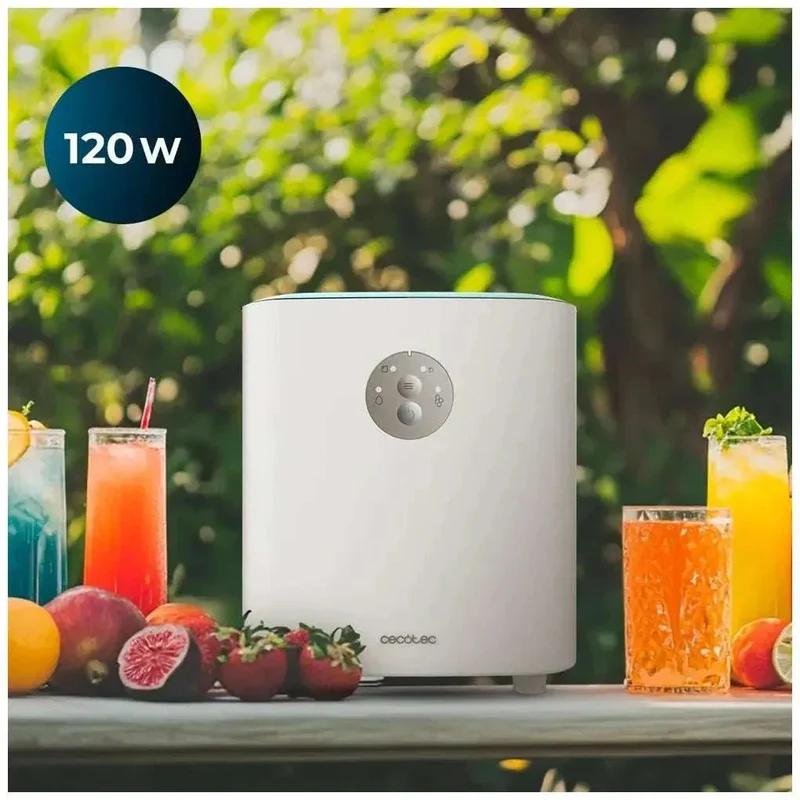 Máquina de Hielo Chillin' Ice 1200: 12 kg Diarios, Potente y Portátil de Cecotec