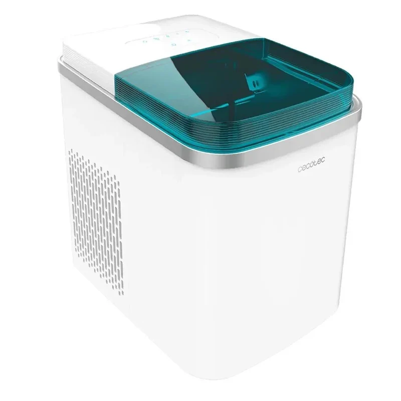 Máquina de Hielo Chillin' Ice 1200: 12 kg/día, 105 W, Autolimpieza y Display Táctil de Cecotec