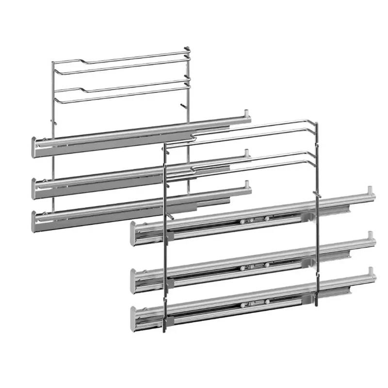 Guías extraíbles de tres alturas horno Bosch, Siemens 17008994