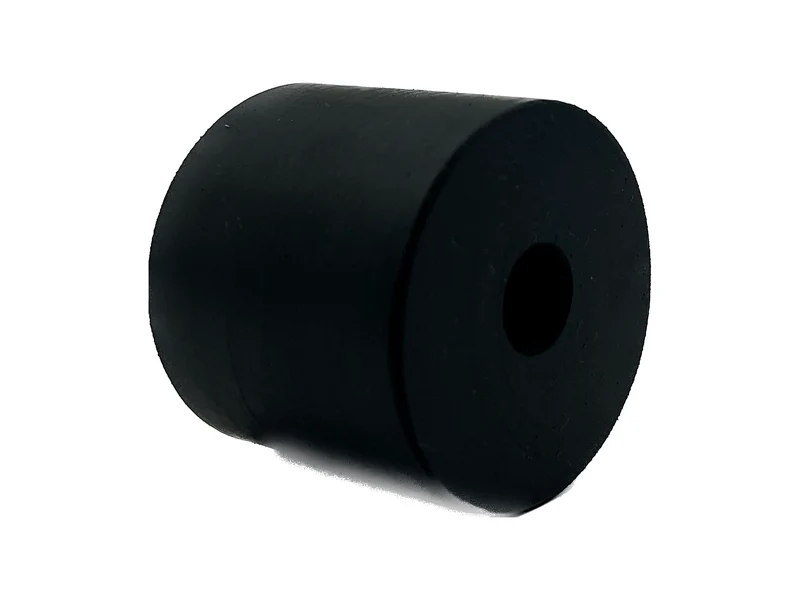 Tacon cilíndrico Antivibratorio con barreno pasado para 50 a 300 Kg Línea MHD