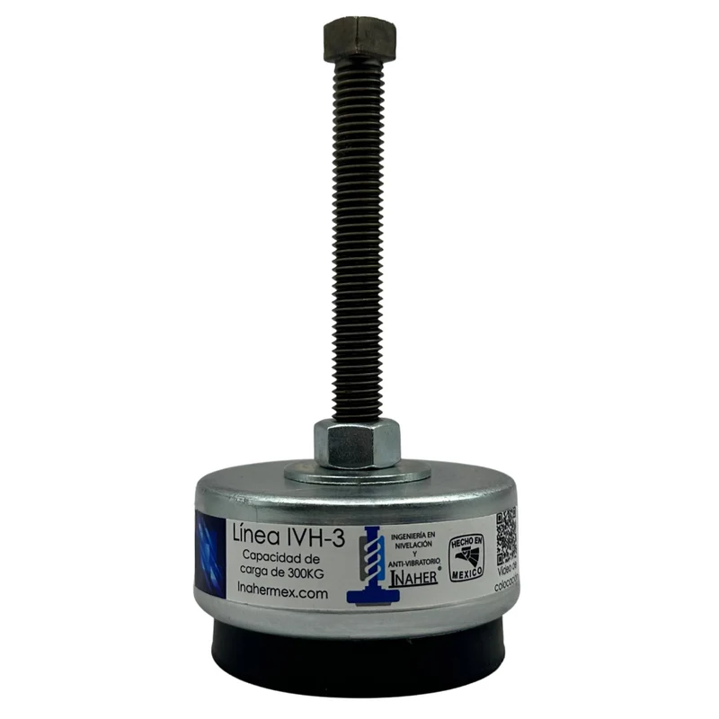 Soporte nivelador antivibrante para 300 Kg Línea IVH-3