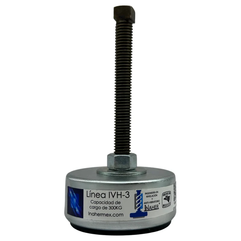 Soporte nivelador antivibrante para 300 Kg Línea IVH-3