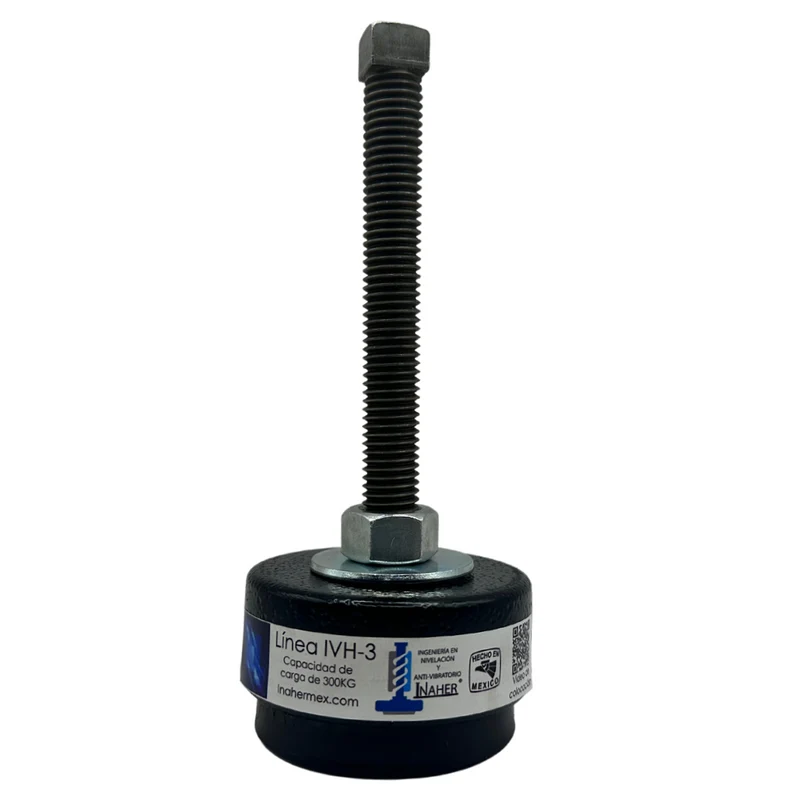 Soporte nivelador antivibrante para 300 Kg Línea IVH-3