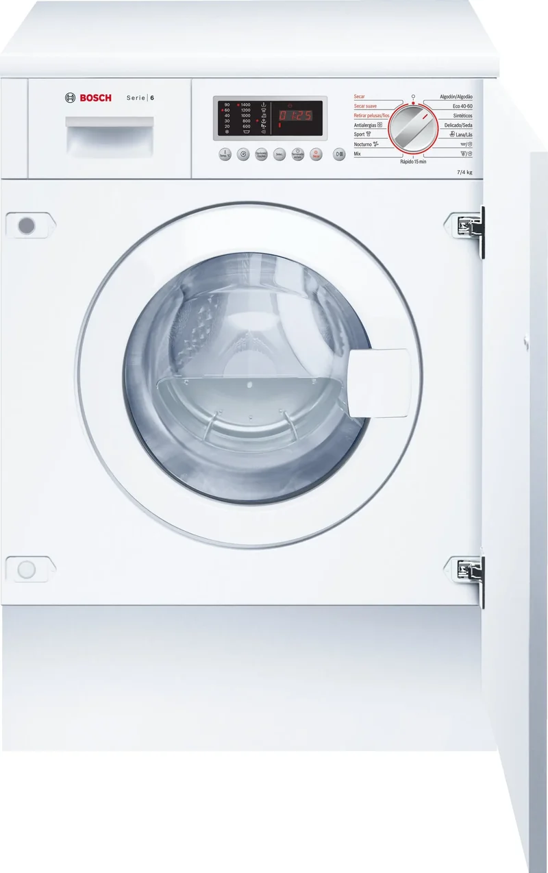 Lavadora - secadora Bosch Serie 6 WKD28543ES 7/4 kg 1400 RPM