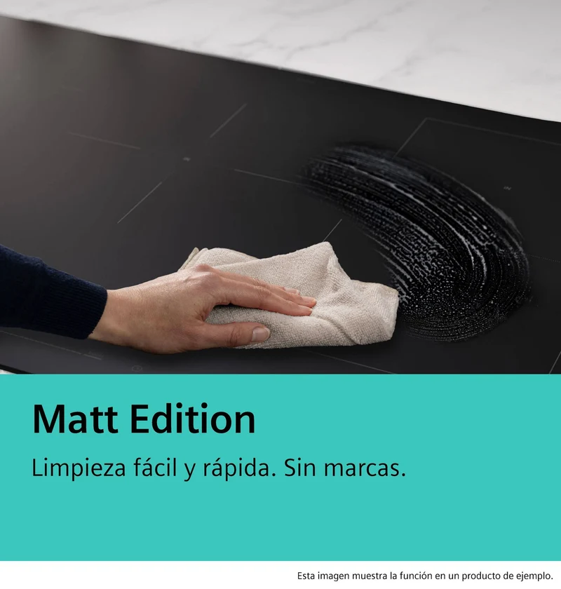 Siemens EX61AHYC1E iQ700 Placa de inducción 60 cm FlexInducción Negro Mate
