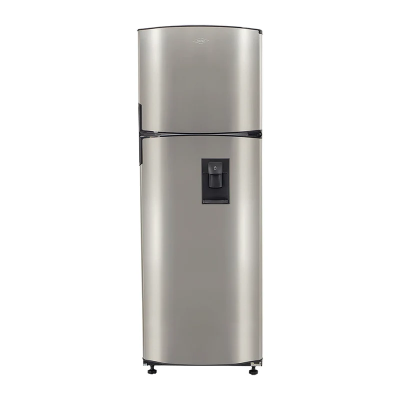 Nevera 271L No Frost con dispensador de agua, manija interna, color inox, tecnología Inverter