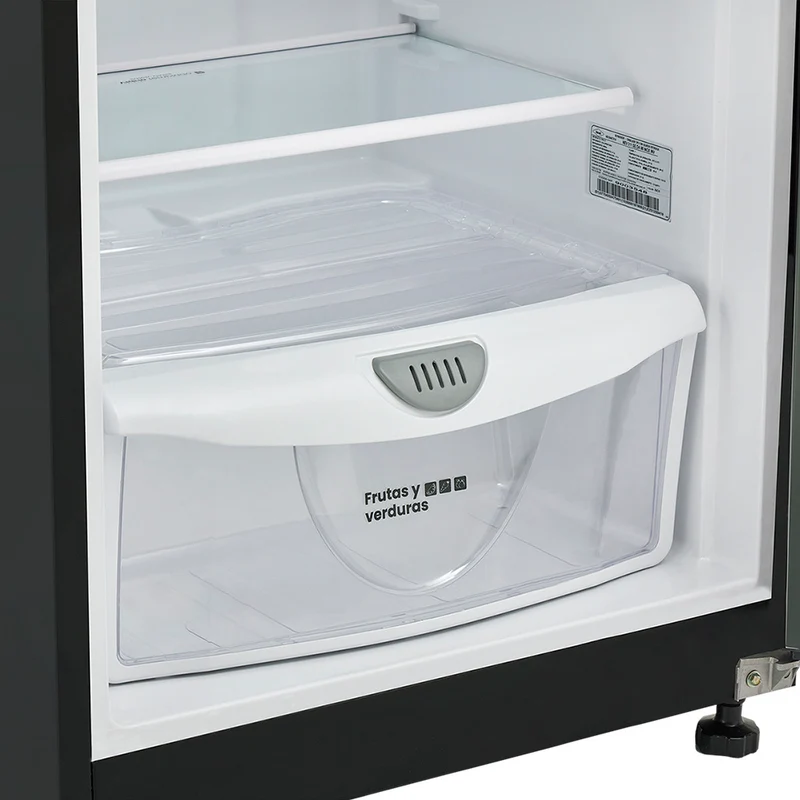 Nevera 271L No Frost con dispensador de agua, manija interna, color inox, tecnología Inverter