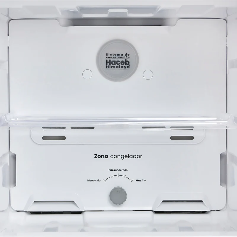 Nevera 271L No Frost con dispensador de agua, manija interna, color inox, tecnología Inverter