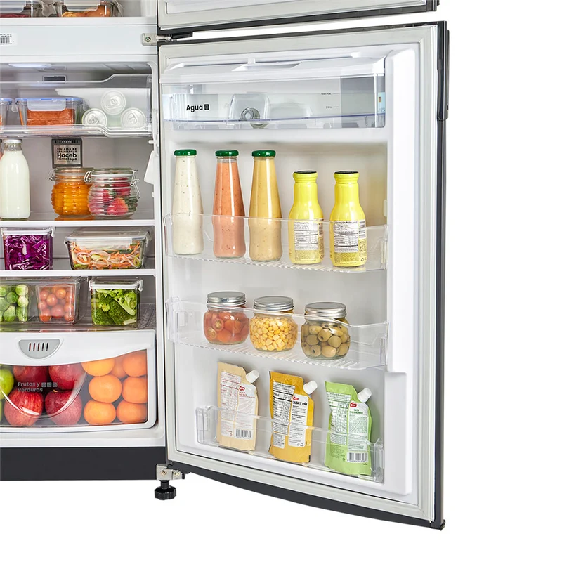 Nevera no frost de 243 litros inverter manija integrada titanio Haceb