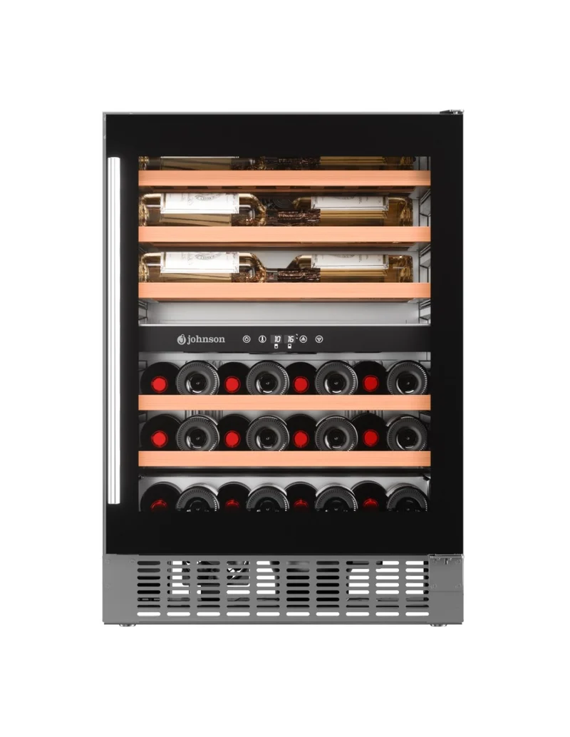 🍷 Vinoteca Johnson JRVN46SB87D 87 cm – 46 Botellas Dual Zone