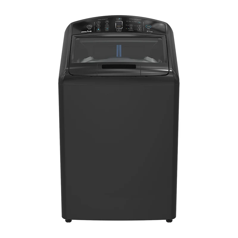Lavadora automática digital 21 Kg diamond gray Mabe