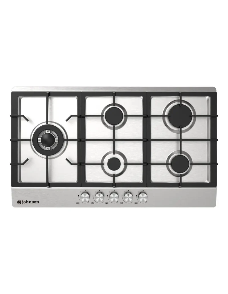 Placa de gas Johnson 90 cm 5 zonas Acero JAMA590BX