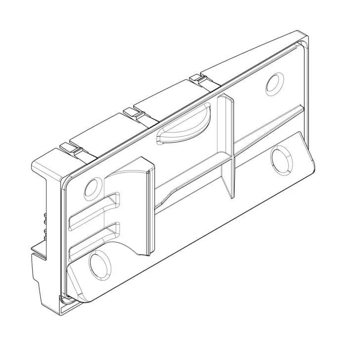 Tapa base Electrolux, AEG 1256268002
