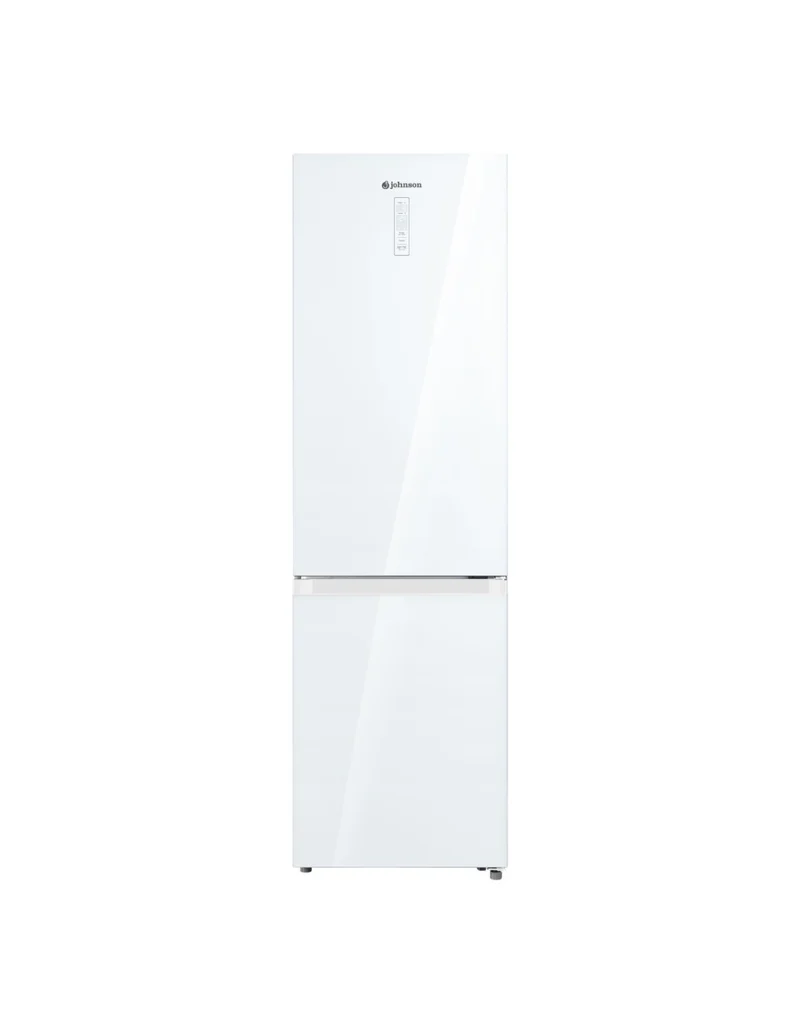 ❄️ Frigorífico Combi Johnson JRC201EN2GW 202 cm Cristal Blanco – 378L No Frost Inverter