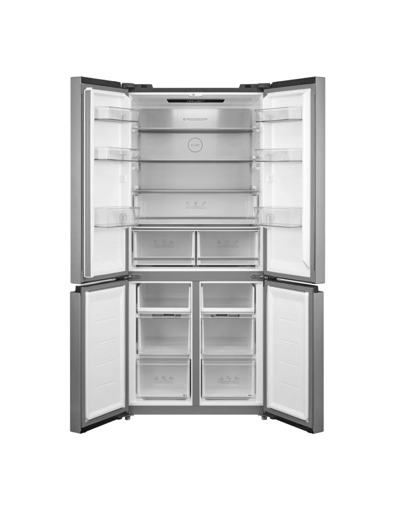 ❄️ Frigorífico 4 Puertas Johnson JR4D1908ENX 190 cm Inox – 516L No Frost