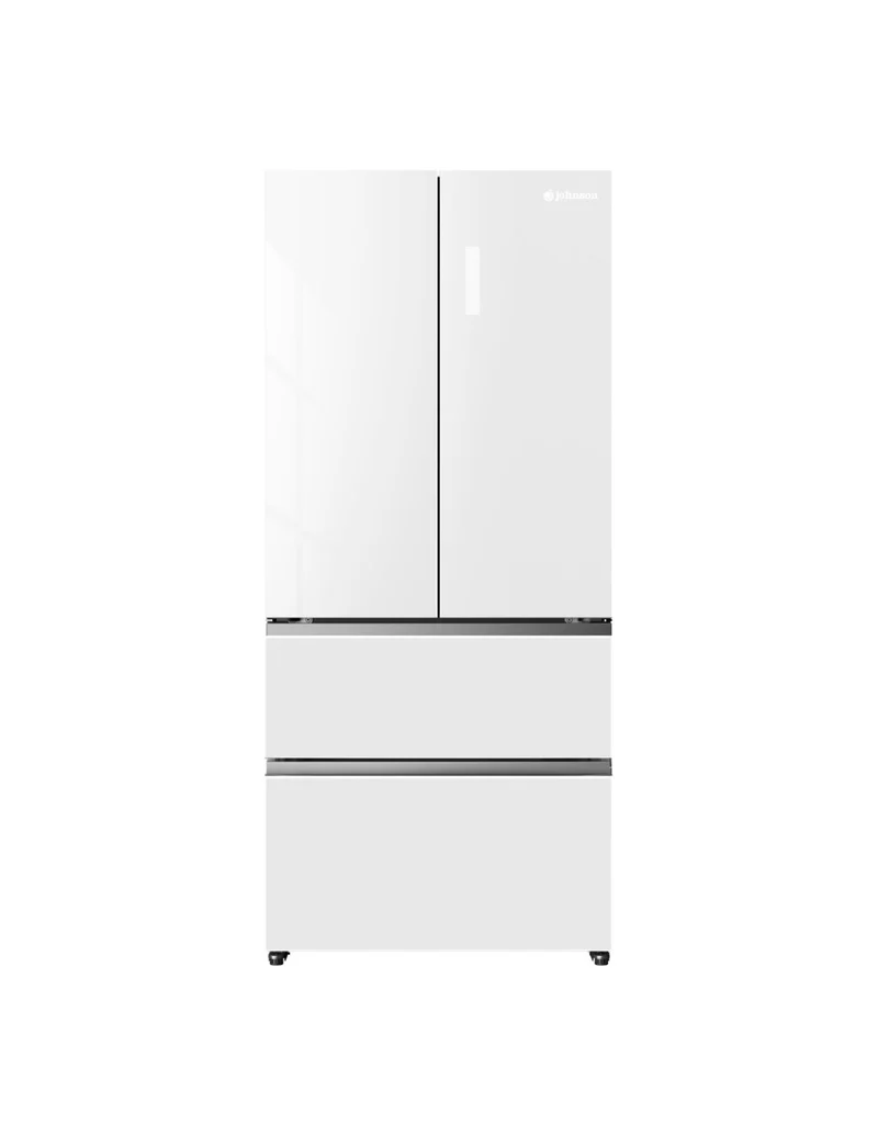 ❄️ Frigorífico Francés Johnson JRFS1986ENGW 190 cm Cristal Blanco – 532L No Frost Inverter
