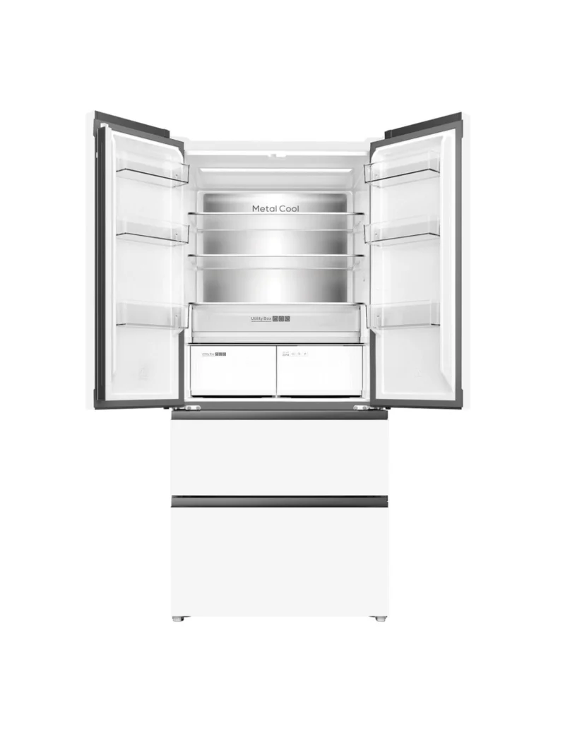 ❄️ Frigorífico Francés Johnson JRFS1986ENGW 190 cm Cristal Blanco – 532L No Frost Inverter