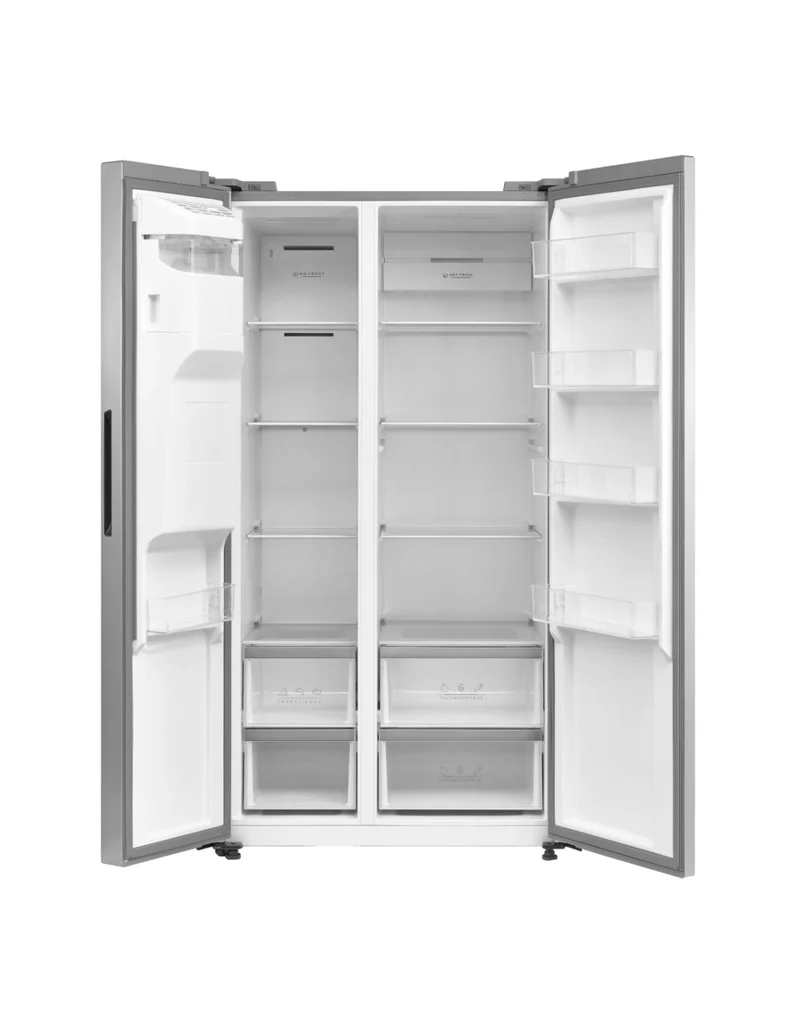 ❄️ Frigorífico Americano Johnson JRSS1799ENX 180 cm Inox – 521L No Frost con Dispensador y Inverter