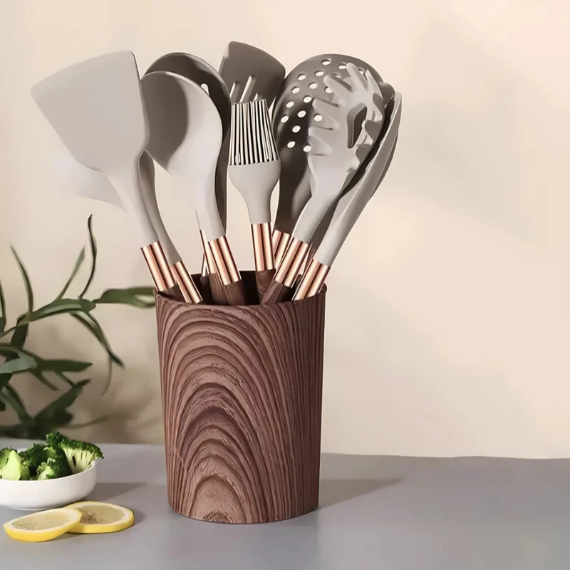Kookgerei Set Siliconen 10-Delig - Hittebestendig Ergonomisch Handvat Keuken