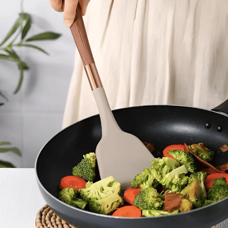 Kookgerei Set Siliconen 10-Delig - Hittebestendig Ergonomisch Handvat Keuken